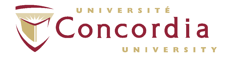 Logo of Concordia University, a university based in Montreal, Quebec, Canada