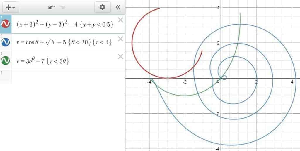 Graph Segmentation in Desmos: Imposing Restrictions on an equation/ingequality