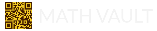 Light logo of Math Vault, an online resource hub of higher mathematics