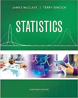 Statistics 13th Edition by McClave and Sincich