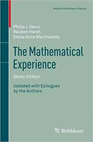 The Mathematical  Experience Study Editionby Reuben Hersh and Philip Davis  — Cover